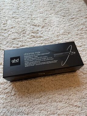 ghd Chronos Max Wide Plate Styler - Black